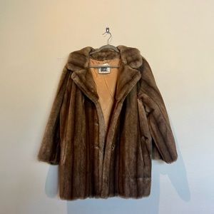 Beautiful Lewins fur coat. Fully lined, made in England.